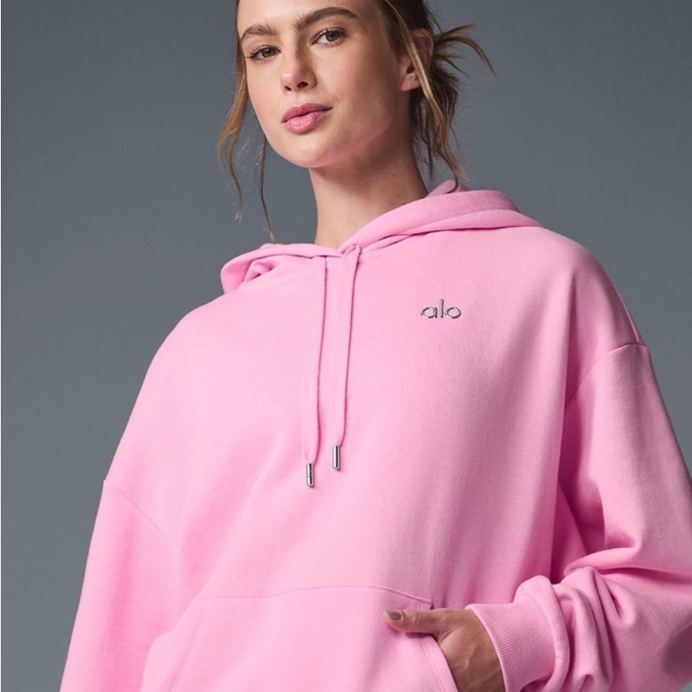 ALO Yoga Women's Sweet Pink Hoodie